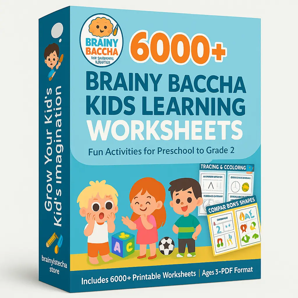 Brainy Baccha Mega Worksheet Bundle 